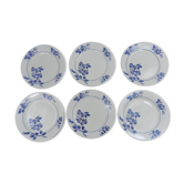 6 assiettes plates lonchamps