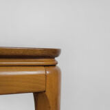 Table basse basse en bois de cerisier, années 1950