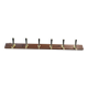 vintage coat rack with 6 hooks