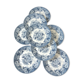 Set of 8 dessert plates Royal Sphinx Maastricht