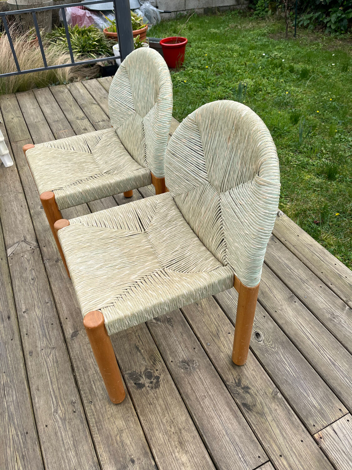 Ciambotto chairs by De Pas d'Urbino and Lomazzi