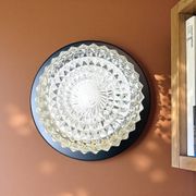 Plafonnier ou applique murale en verre à encastrer