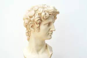 Bust of David by Michelangelo 1950s
