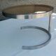 Vintage living room table “metal and glass top”
