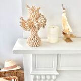 Shell candle holder