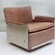 1960s chair leather brown, Dieter Rams