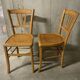 Pair of 1960s bistro chairs