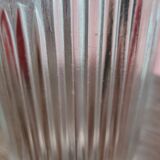 Transparent thick glass vase