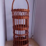 Vintage rattan bar service