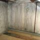 Meuble de salle de bain ancien double vasque plateau marbre