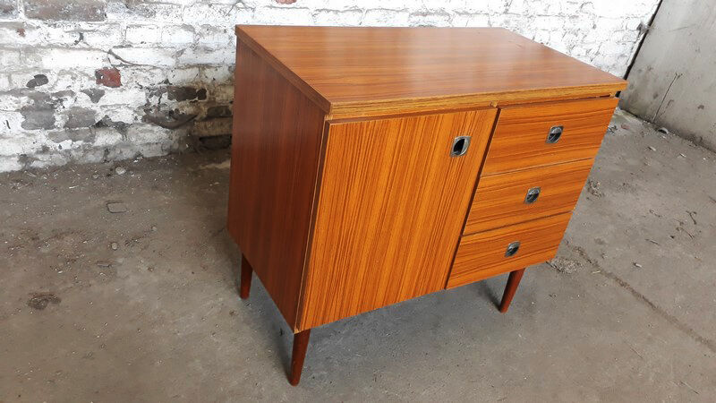 Vintage buffet 1 door 3 drawers