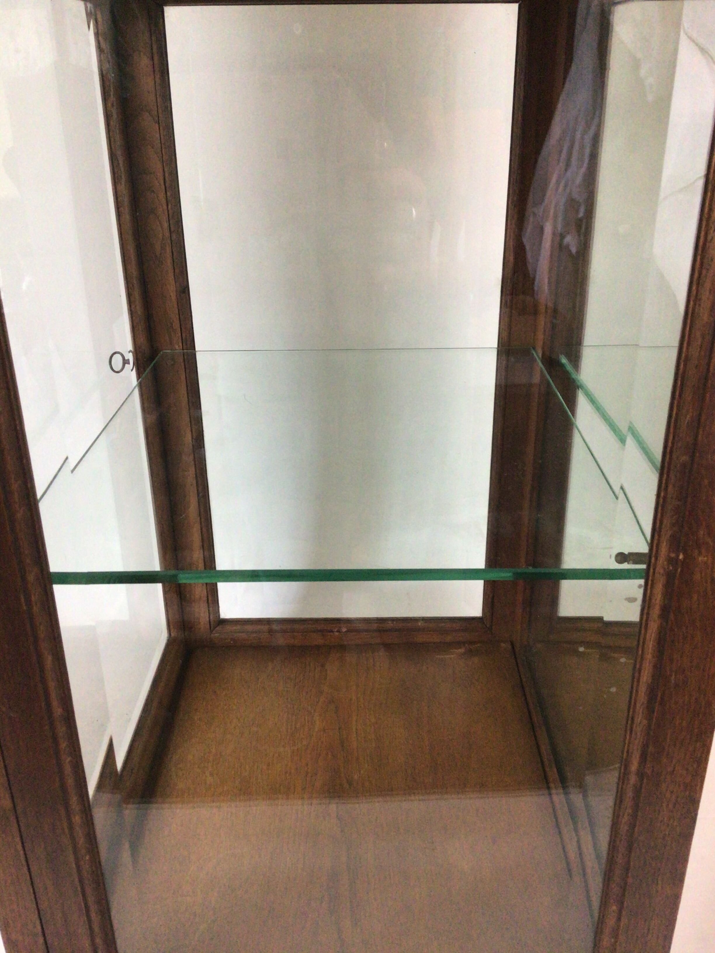 Vitrine à poser en chêne