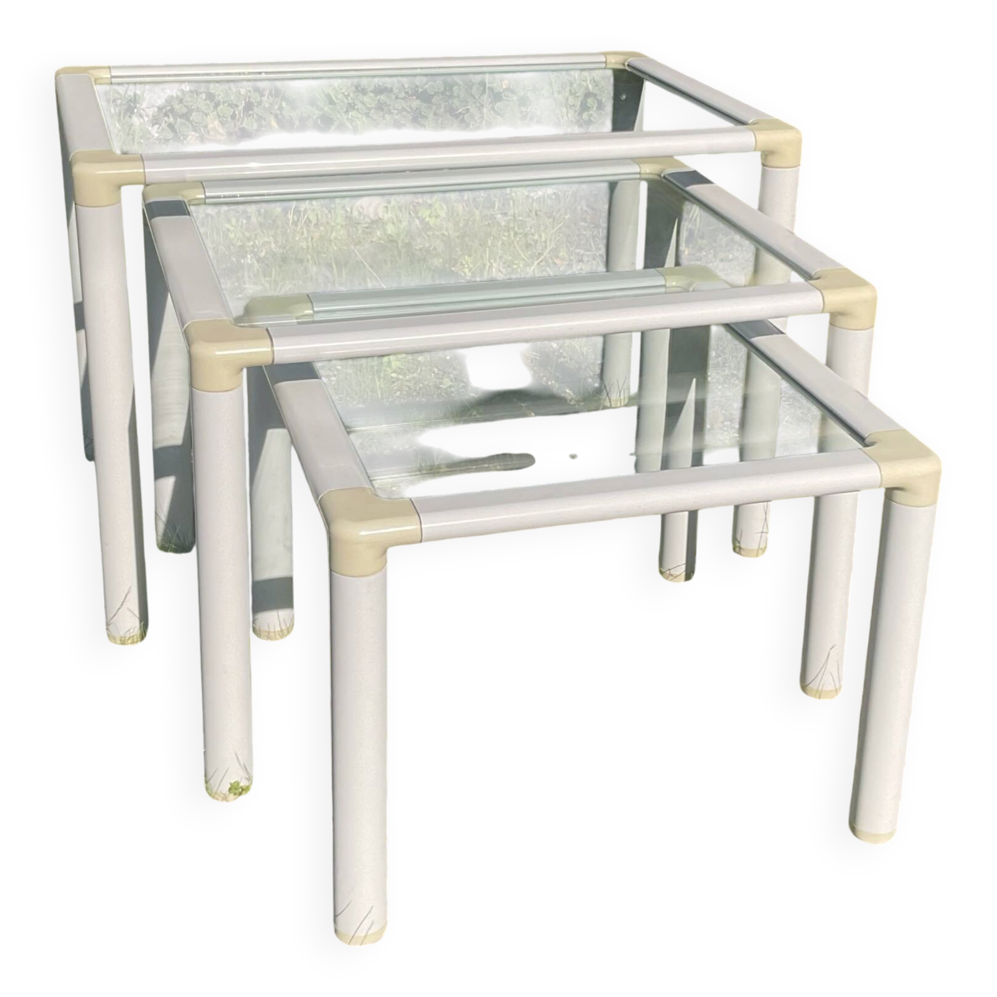 Set of 3 nesting tables from the 1970s.