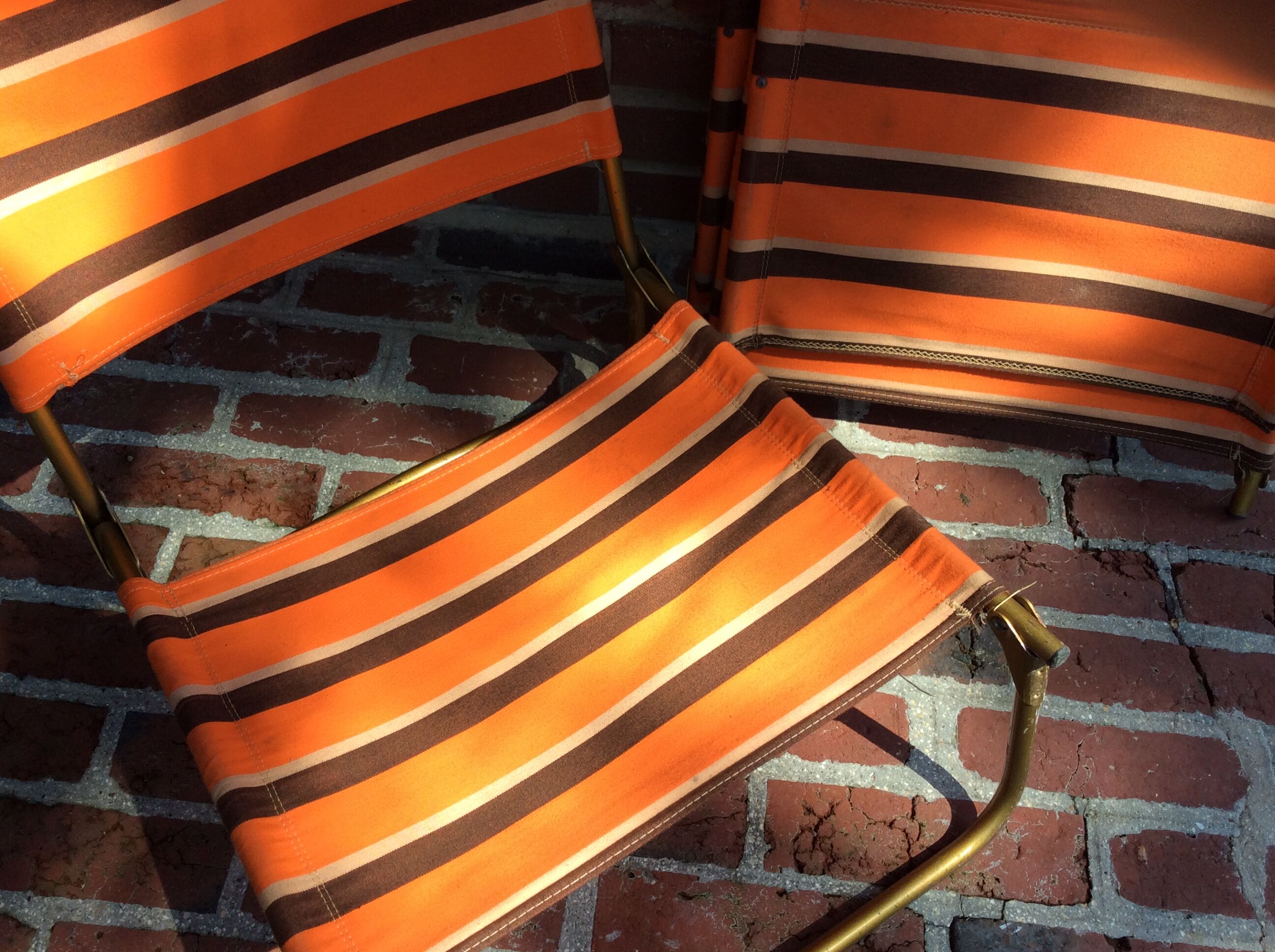 Vintage camping chairs