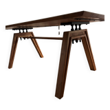 Acacia wood dining table - 203x102cm - Very good condition