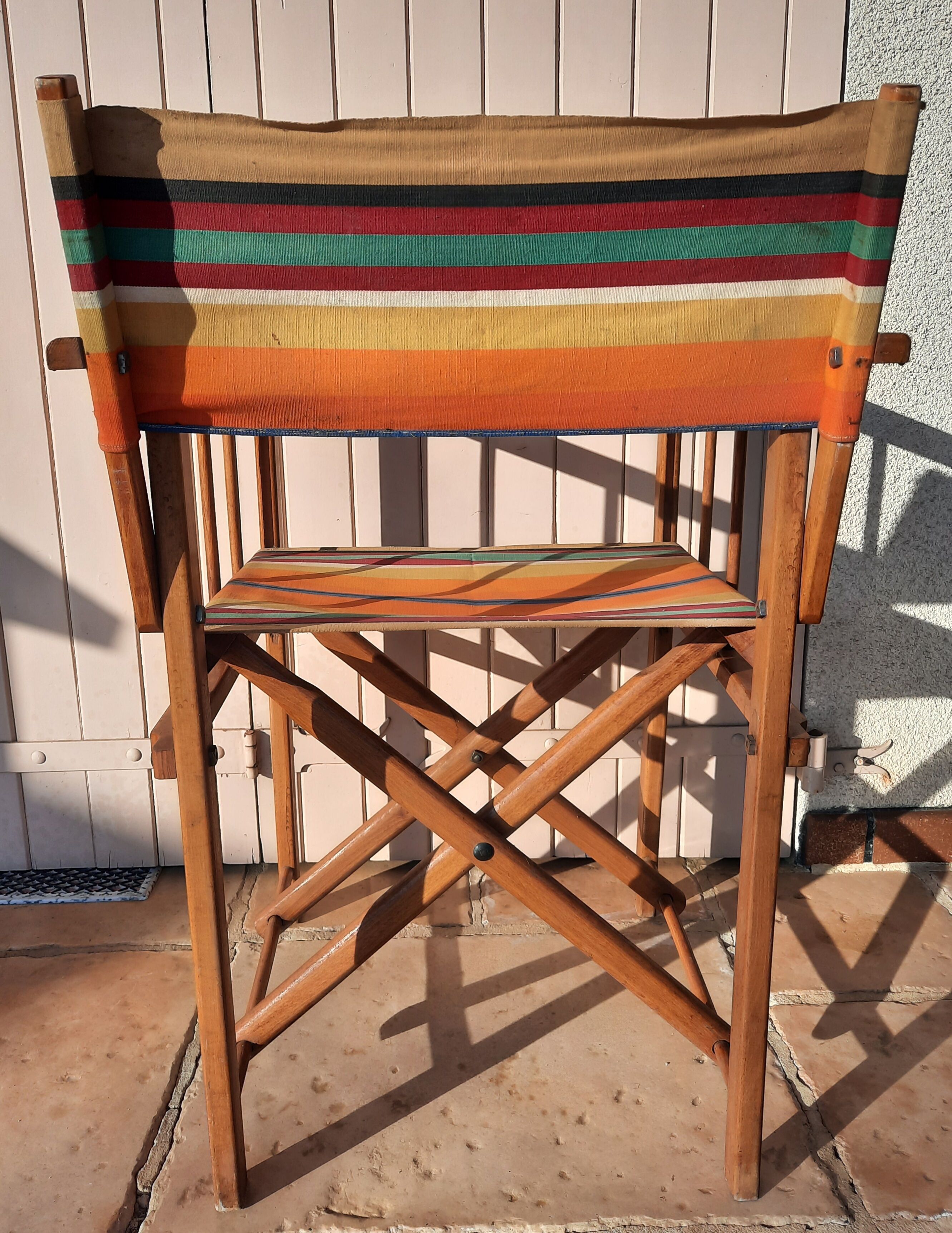 Lot de 5 fauteuils pliants vintage années 60
