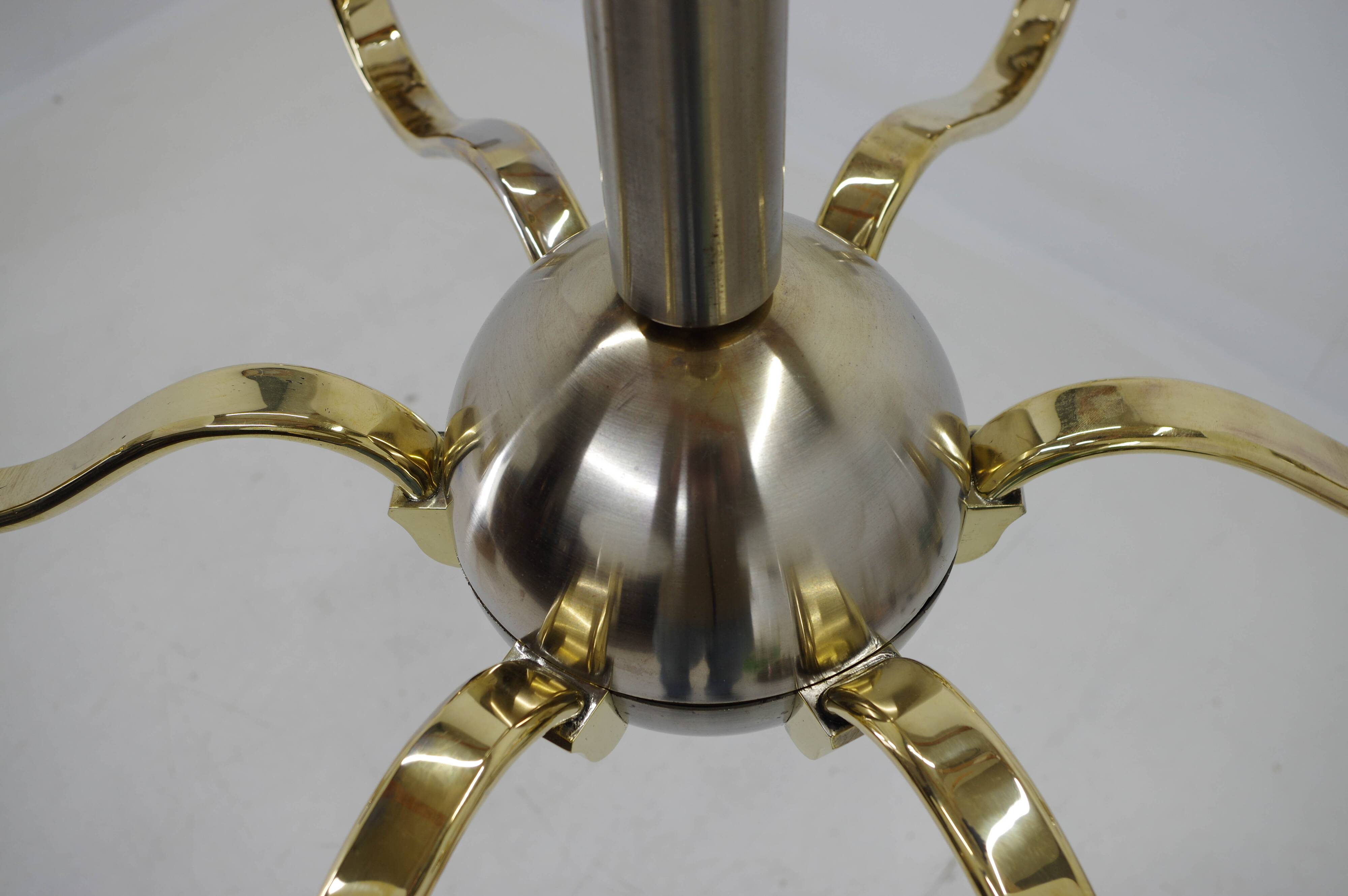 Large Art Deco Chandelier, 1930s, Restored