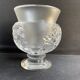 Vase signed Lalique France Saint Cloud model