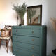 Commode Art Déco vert