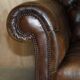 Vintage oversized Chesterfield canapé in hand-dyed leather.