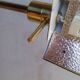 Reading light / articulated floor lamp ep 1970 golden brass