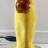 Vintage signed art ceramic lamp
