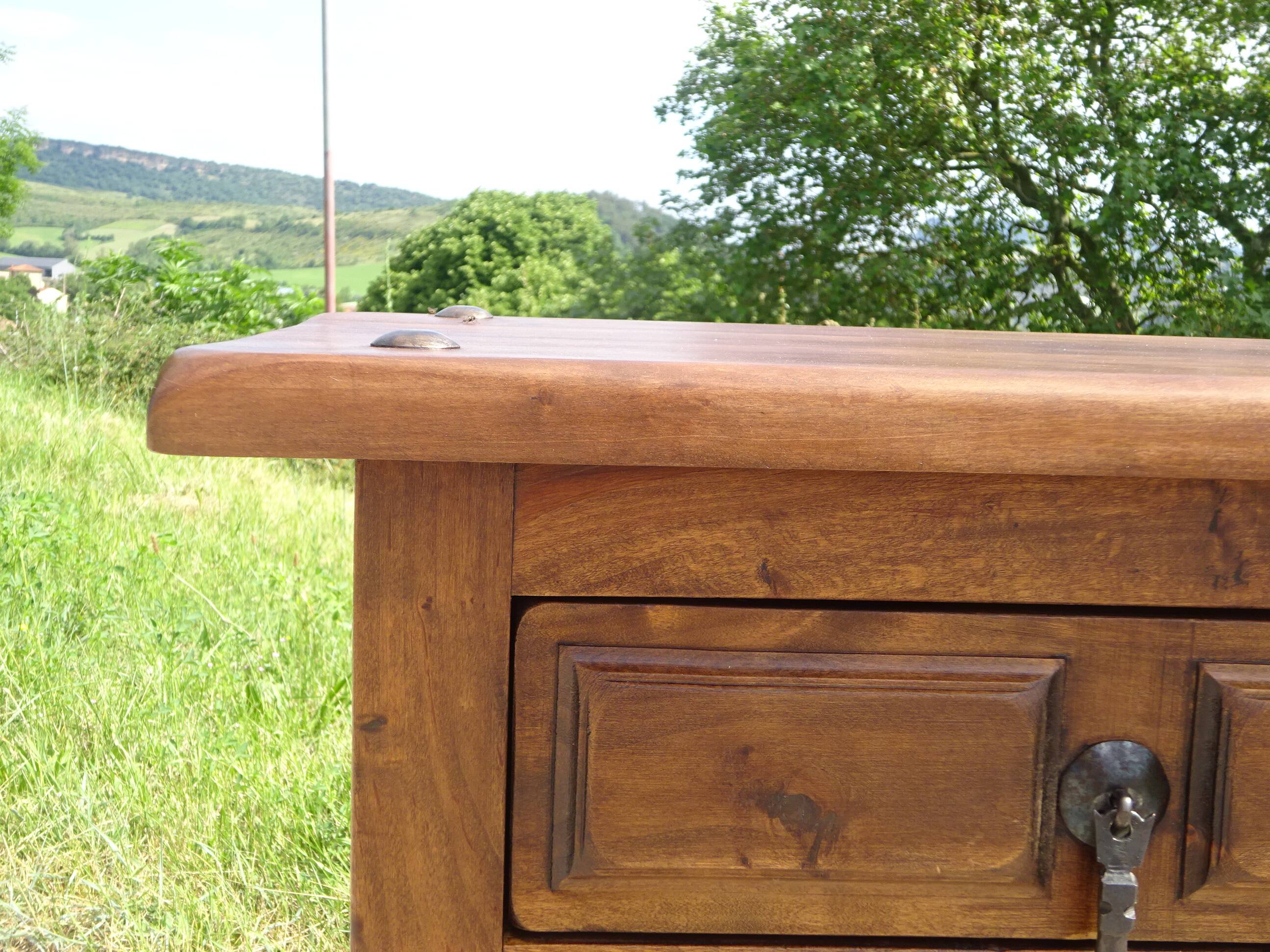 Small jam cupboard made of solid oak