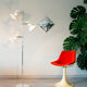 Floor lamp with 3 white adjustable spots, 1970-80