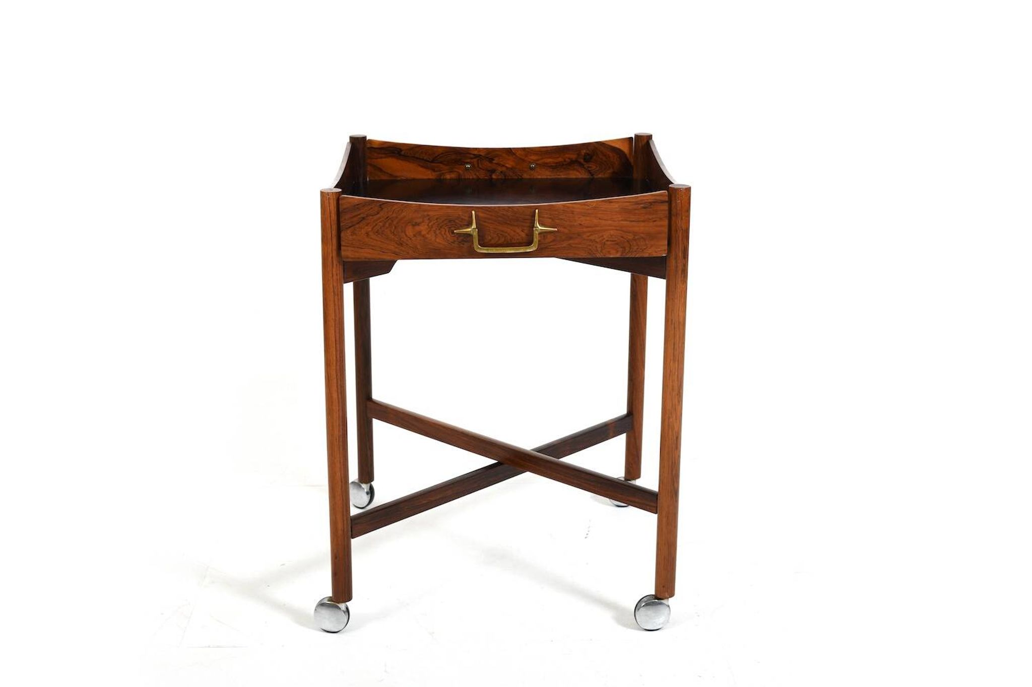 Table pliante à plateau de Mogens Lysell, Danemark, années 1960