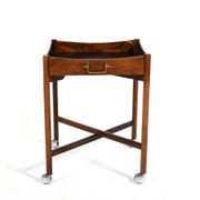 Table pliante à plateau de Mogens Lysell, Danemark, années 1960
