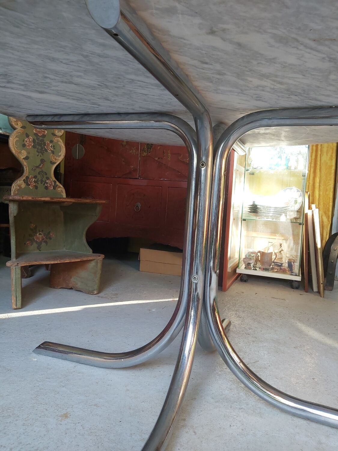 Vintage marble table