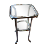 Table de chevet en acier tubulaire