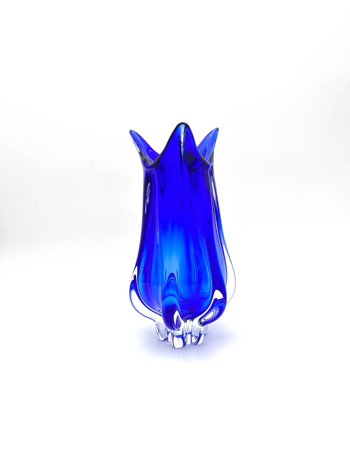 Sculptural Vase "Tulip" - Josef Hospodka for Chřibská - Bohemia 1960