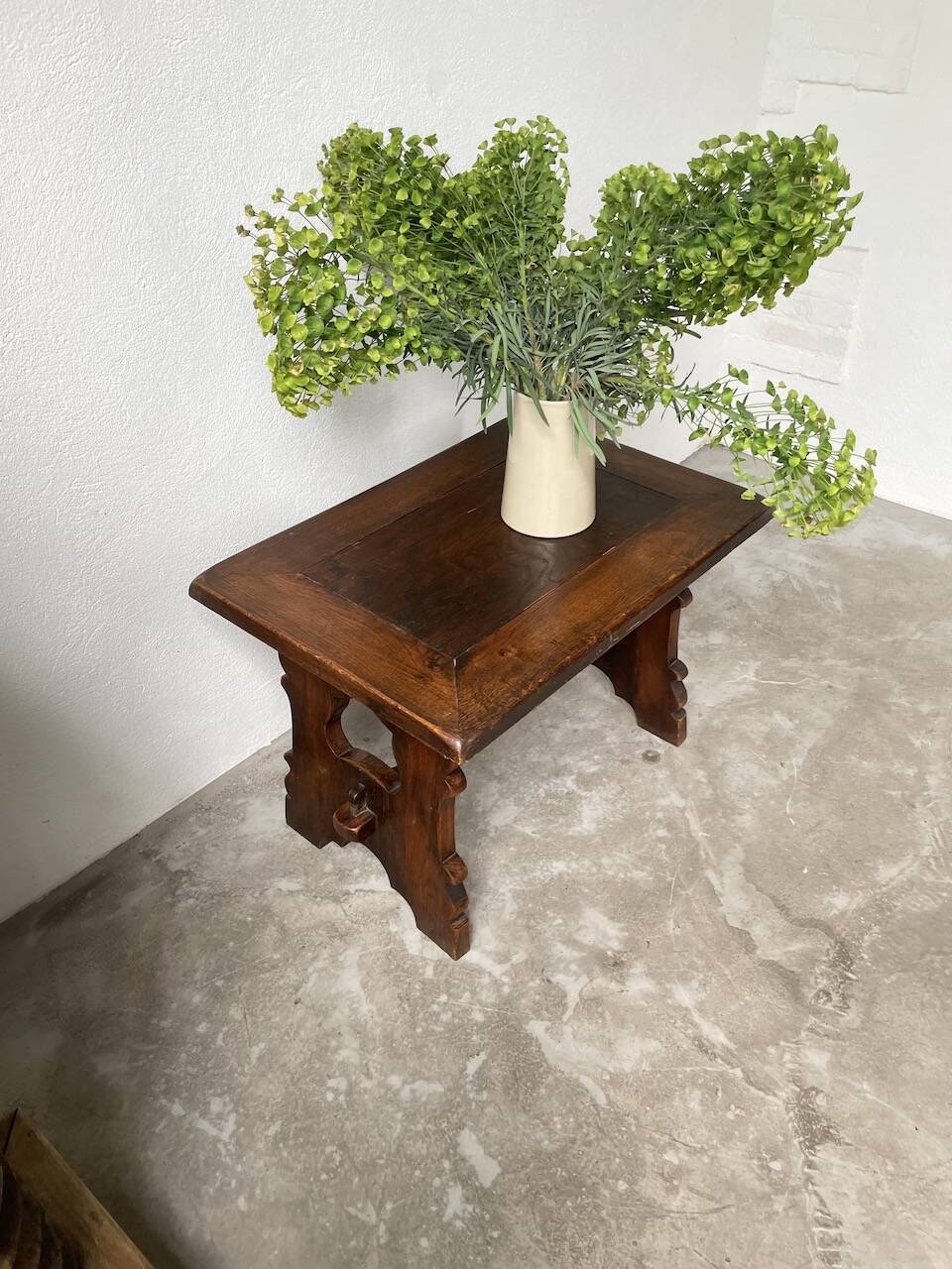 50s Brutalist Oak Coffee Table