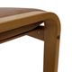 Vintage IKEA Poang Tan Leather Cantilever  Footstool Ottoman Design
