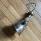 vintage silver-plated metal wall light