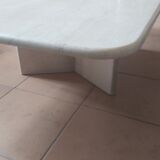 Travertine lounge table Roche Bobois 99 years