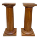 Grandes colonnes néoclassiques françaises en bois de pin, 1910, ensemble de 2