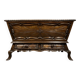 Louis XV style Piedmontese kneading trough in solid walnut circa 1850