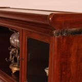 Globe Wernicke Library in Mahogany with 3 pieces and a small cabinet.