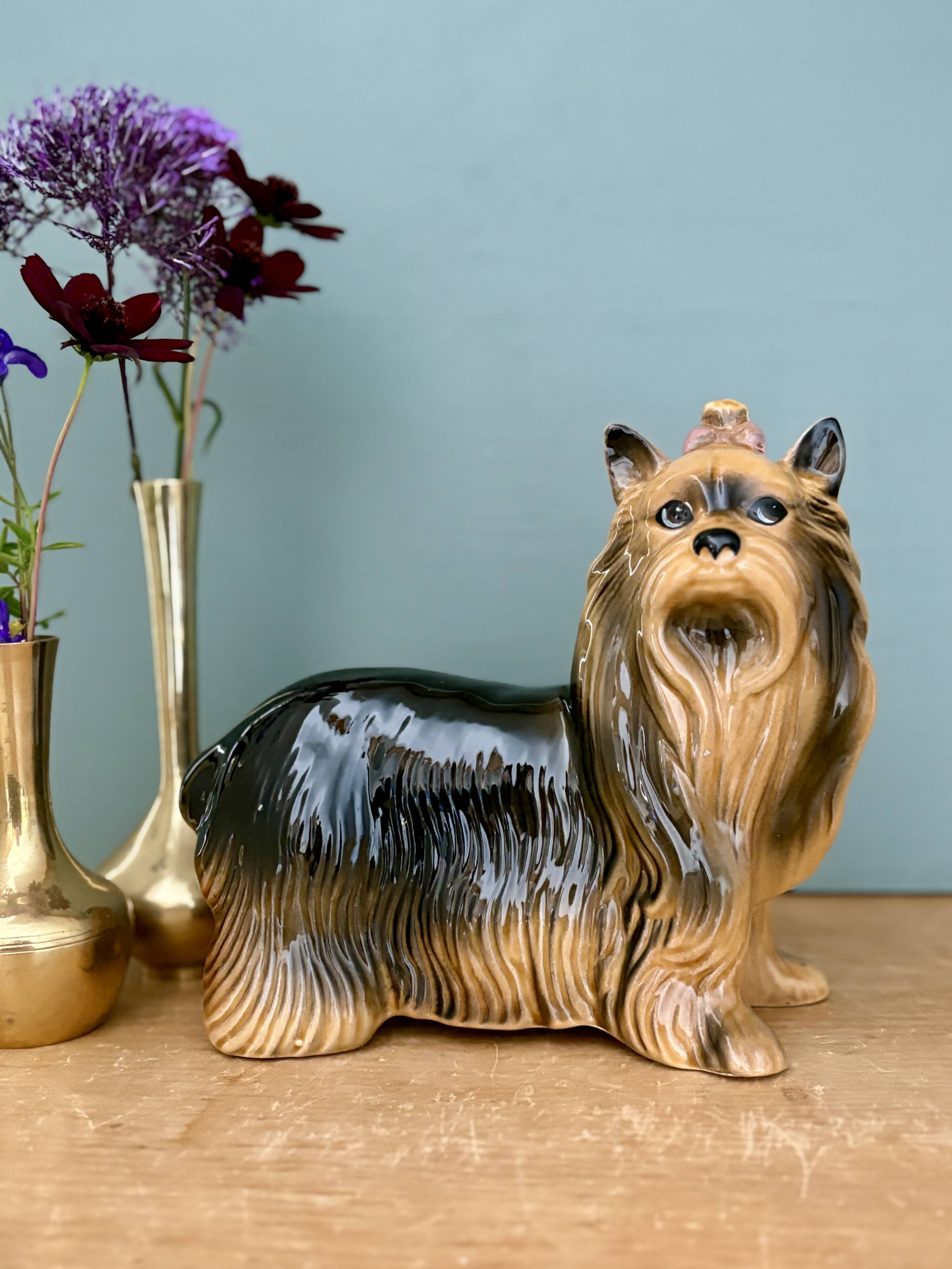 Vintage ceramic dog