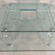 Marais international mtb110 - exceptional coffee table in altuglas & glass