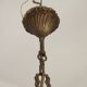 French Vintage Art Nouveau Bronze 5 Light Traditional Style Chandelier 5483