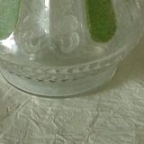 Carafe en verre effet dentelle pointe de diamant