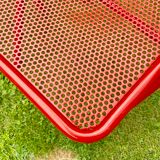 Set of 4 folding chairs in metal 70s