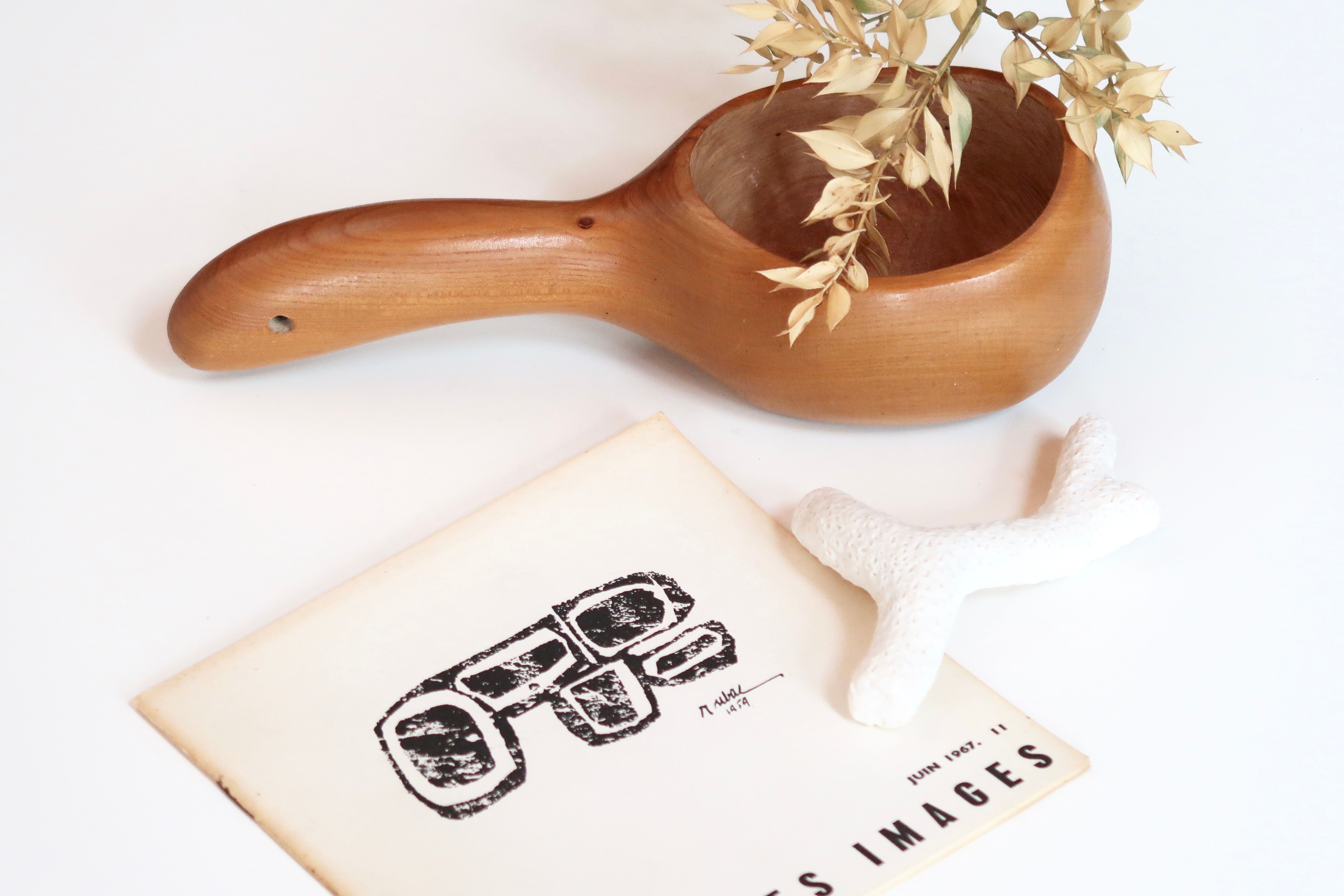 Empty wooden pocket, 50s