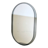 Large oval mirror by Veca, Italy, 1970s