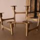 Brass candleholder design
