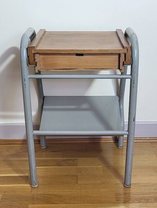 Boarding school bedside table