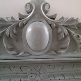 Jade patina pediment